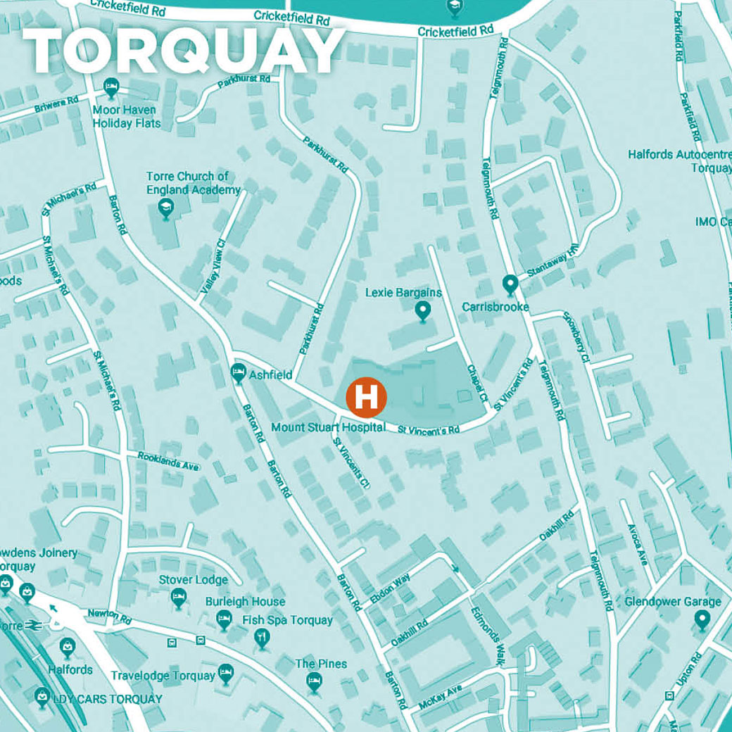 OneSpine Torquay map - Spine clinic